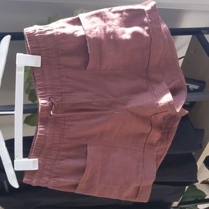 Athleta Cabo linen 4" short